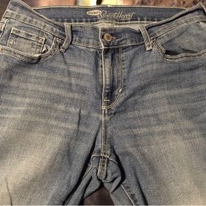 The Sweetheart Size 4 Old Navy Blue Jeans Distressed 30”W